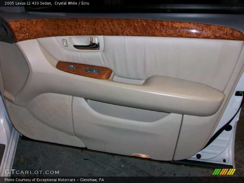 Crystal White / Ecru 2005 Lexus LS 430 Sedan