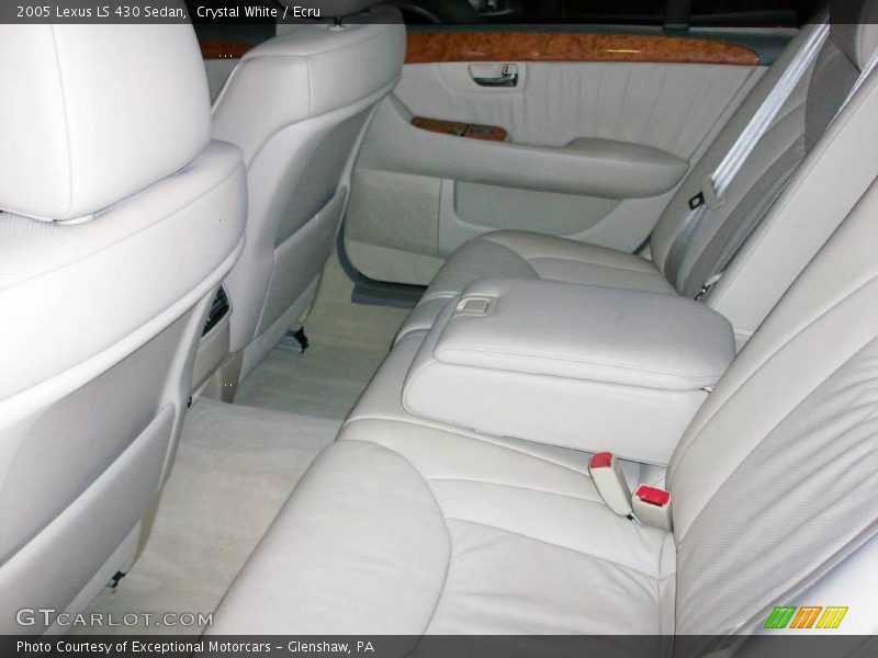 Crystal White / Ecru 2005 Lexus LS 430 Sedan