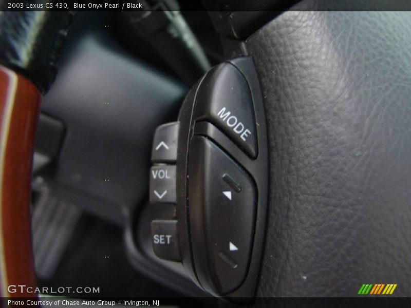 Blue Onyx Pearl / Black 2003 Lexus GS 430