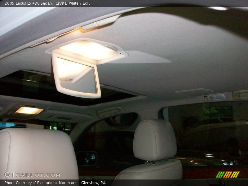 Crystal White / Ecru 2005 Lexus LS 430 Sedan