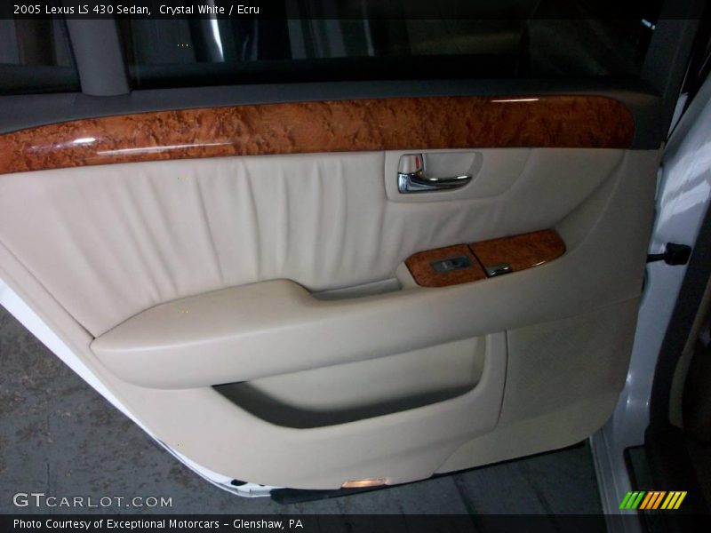 Crystal White / Ecru 2005 Lexus LS 430 Sedan