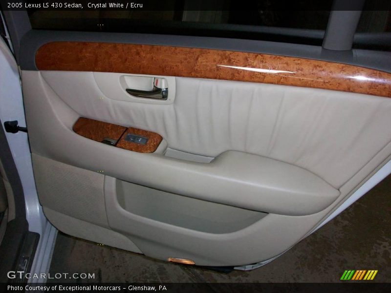 Crystal White / Ecru 2005 Lexus LS 430 Sedan
