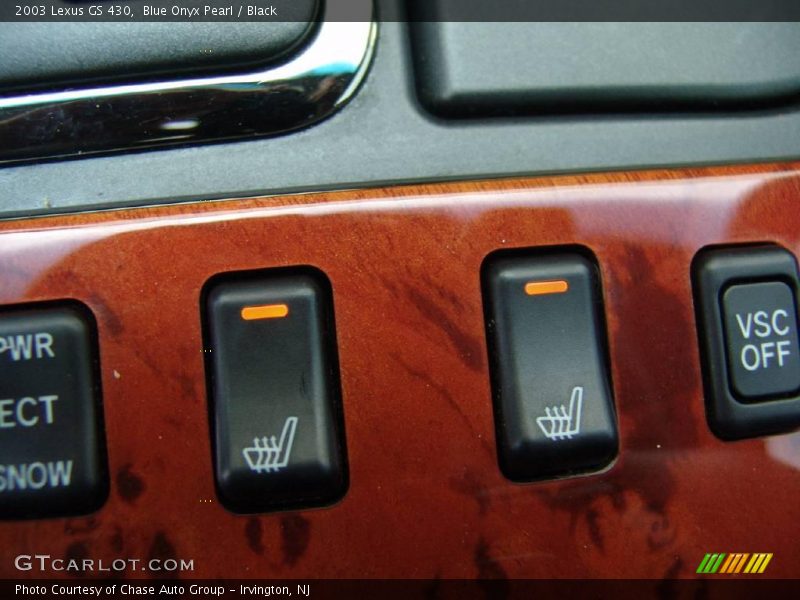 Blue Onyx Pearl / Black 2003 Lexus GS 430