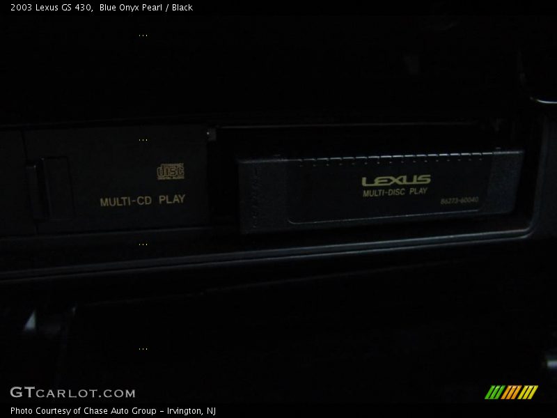 Blue Onyx Pearl / Black 2003 Lexus GS 430