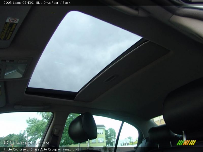 Blue Onyx Pearl / Black 2003 Lexus GS 430