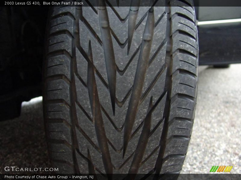 Blue Onyx Pearl / Black 2003 Lexus GS 430