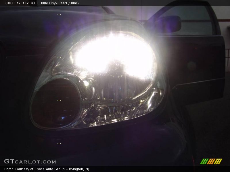 Blue Onyx Pearl / Black 2003 Lexus GS 430