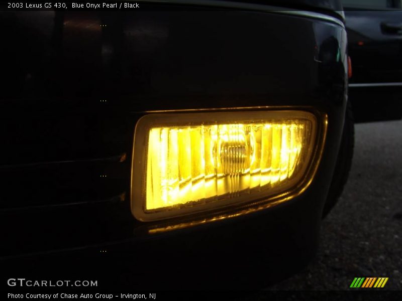 Blue Onyx Pearl / Black 2003 Lexus GS 430