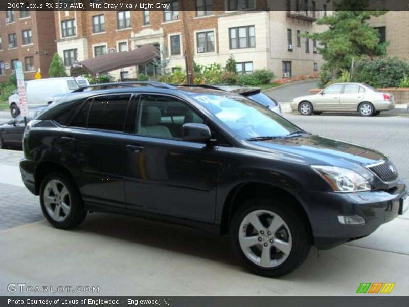 Flint Gray Mica / Light Gray 2007 Lexus RX 350 AWD