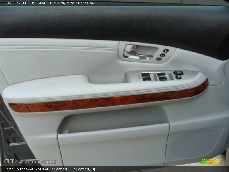 Flint Gray Mica / Light Gray 2007 Lexus RX 350 AWD