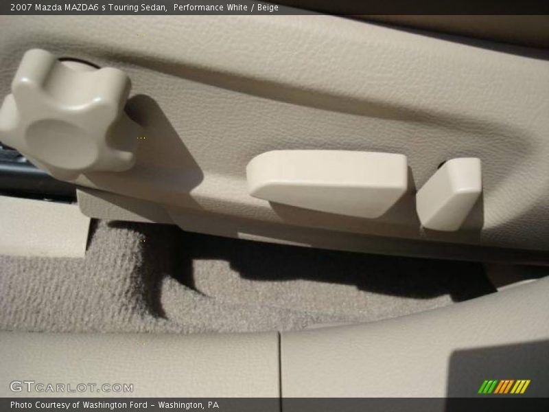 Performance White / Beige 2007 Mazda MAZDA6 s Touring Sedan