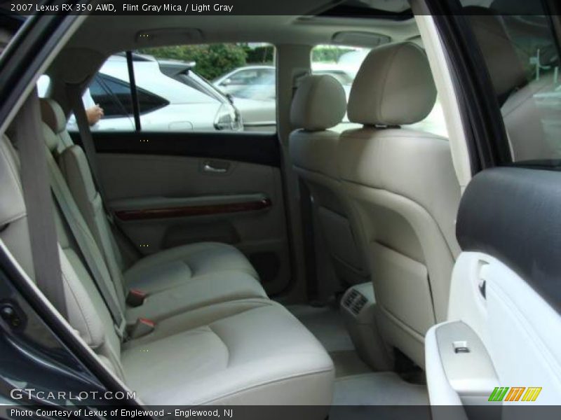 Flint Gray Mica / Light Gray 2007 Lexus RX 350 AWD