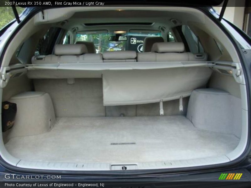 Flint Gray Mica / Light Gray 2007 Lexus RX 350 AWD