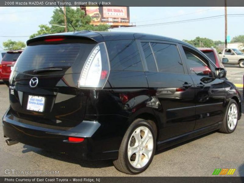 Brilliant Black / Black 2008 Mazda MAZDA5 Grand Touring