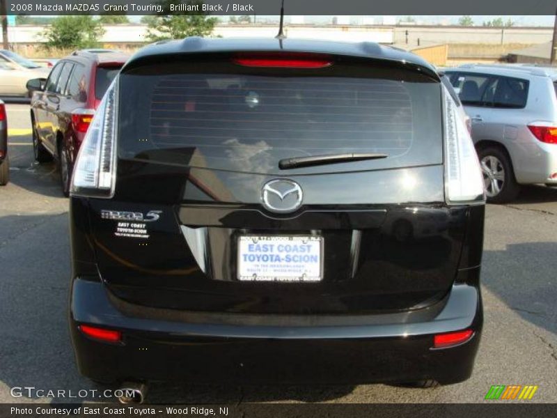 Brilliant Black / Black 2008 Mazda MAZDA5 Grand Touring