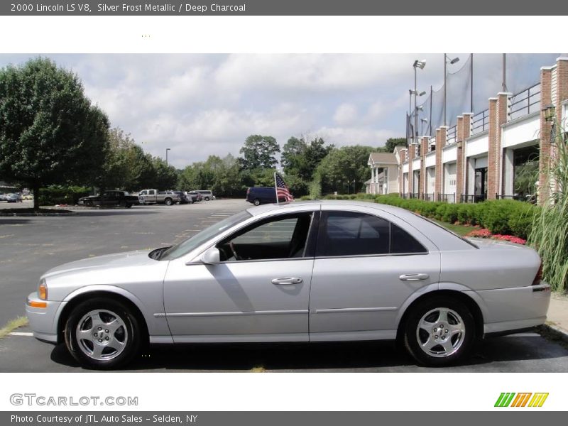 Silver Frost Metallic / Deep Charcoal 2000 Lincoln LS V8