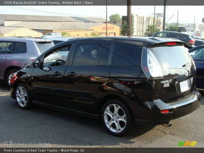 Brilliant Black / Black 2008 Mazda MAZDA5 Grand Touring