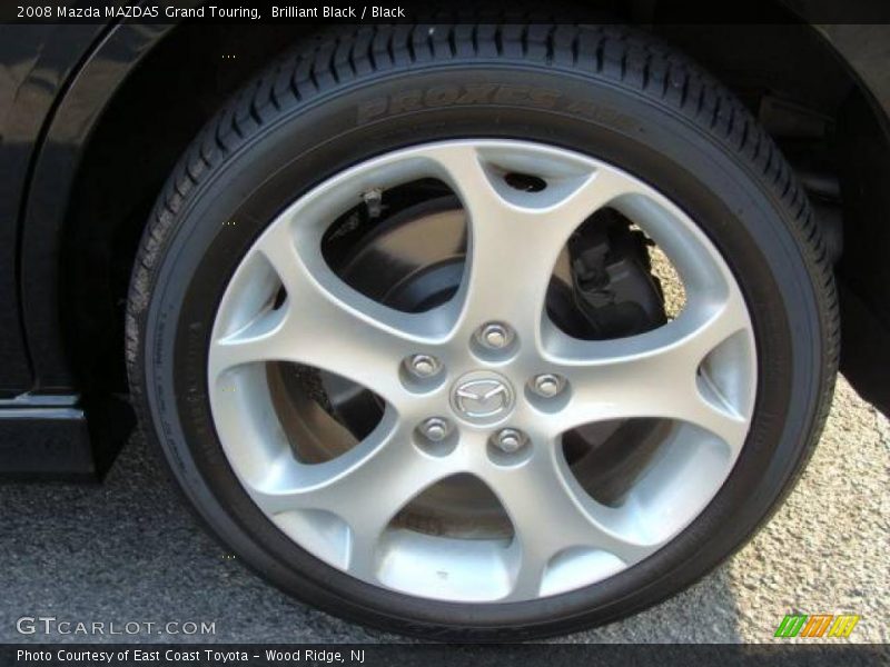 Brilliant Black / Black 2008 Mazda MAZDA5 Grand Touring