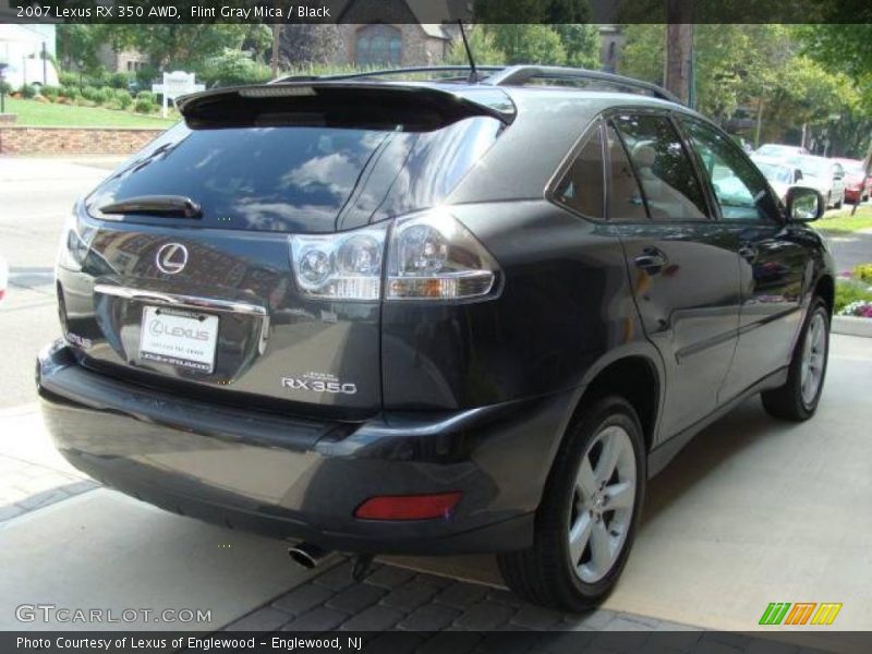 Flint Gray Mica / Black 2007 Lexus RX 350 AWD