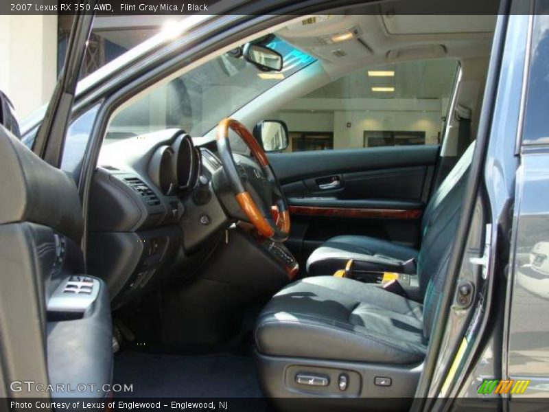 Flint Gray Mica / Black 2007 Lexus RX 350 AWD