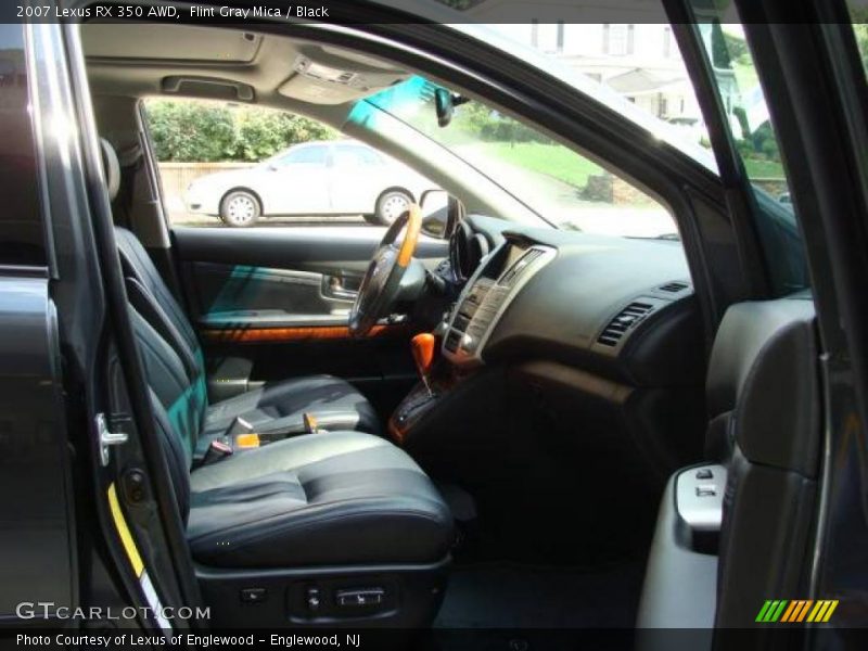 Flint Gray Mica / Black 2007 Lexus RX 350 AWD