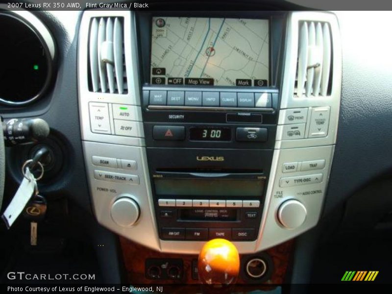 Flint Gray Mica / Black 2007 Lexus RX 350 AWD
