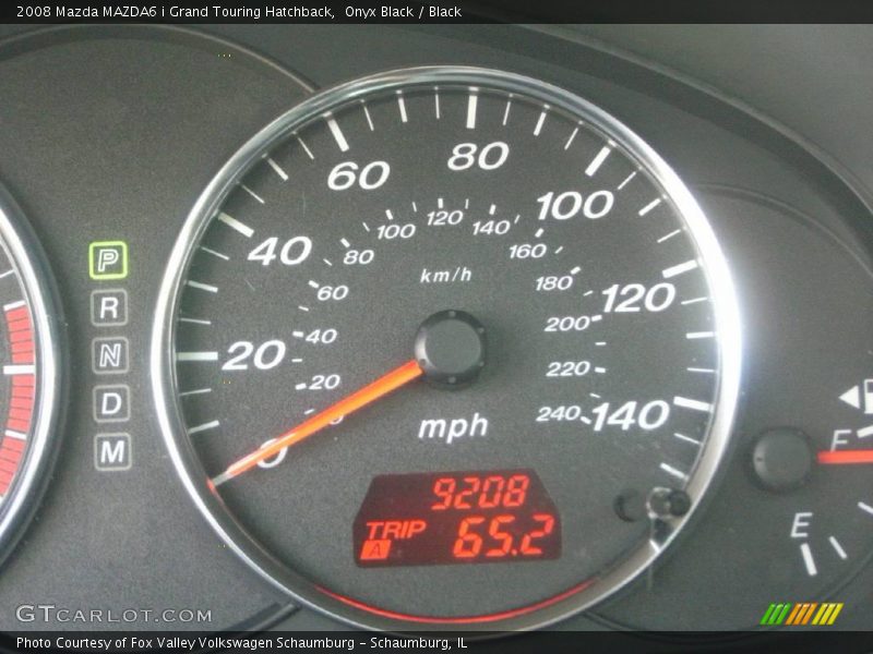 Onyx Black / Black 2008 Mazda MAZDA6 i Grand Touring Hatchback