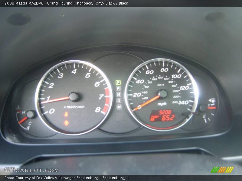 Onyx Black / Black 2008 Mazda MAZDA6 i Grand Touring Hatchback