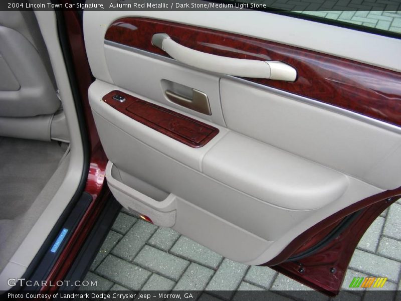 Autumn Red Metallic / Dark Stone/Medium Light Stone 2004 Lincoln Town Car Signature