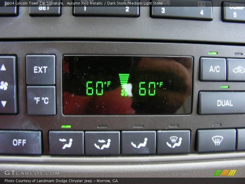 Autumn Red Metallic / Dark Stone/Medium Light Stone 2004 Lincoln Town Car Signature