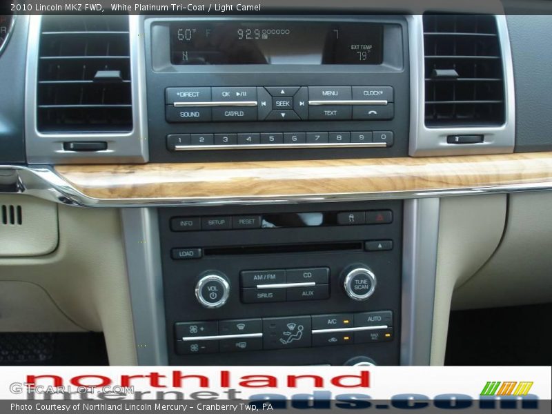 White Platinum Tri-Coat / Light Camel 2010 Lincoln MKZ FWD