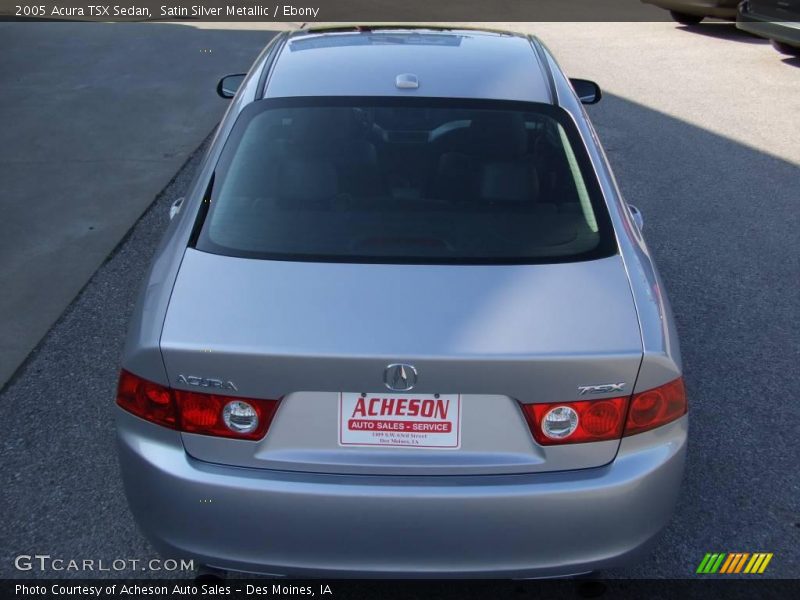Satin Silver Metallic / Ebony 2005 Acura TSX Sedan