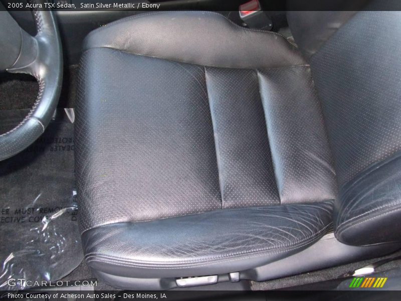 Satin Silver Metallic / Ebony 2005 Acura TSX Sedan