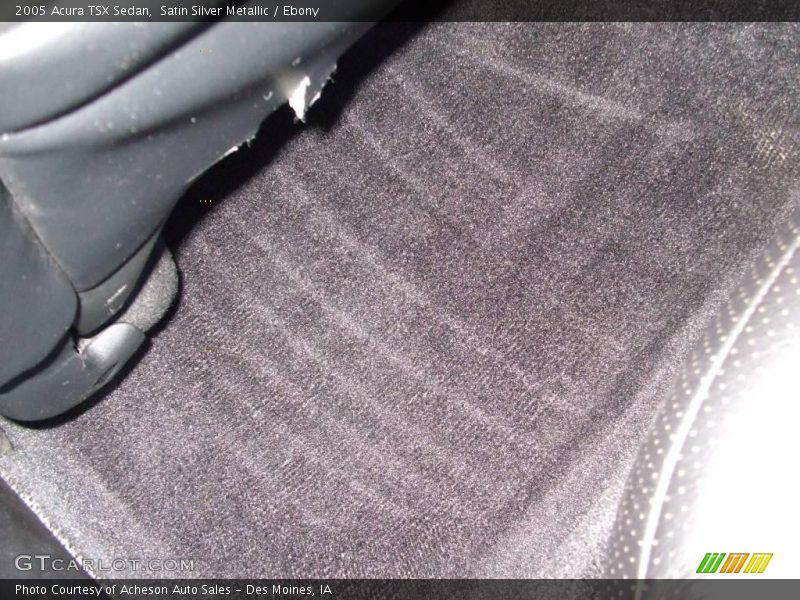 Satin Silver Metallic / Ebony 2005 Acura TSX Sedan