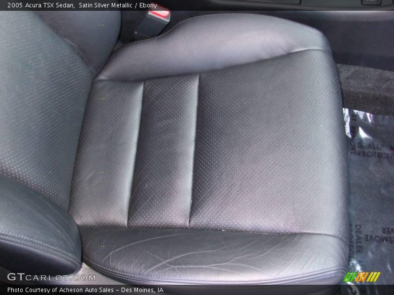 Satin Silver Metallic / Ebony 2005 Acura TSX Sedan