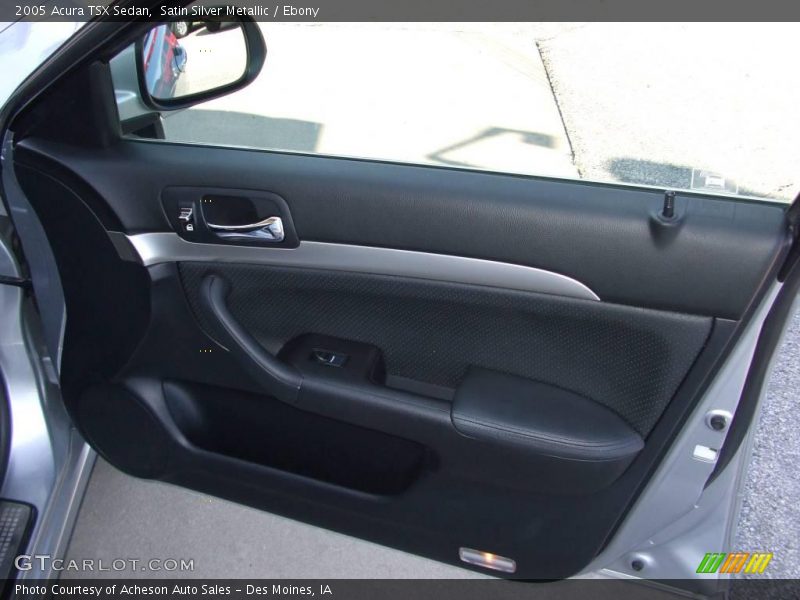 Satin Silver Metallic / Ebony 2005 Acura TSX Sedan