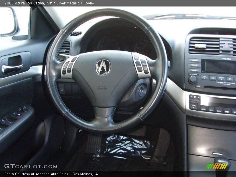 Satin Silver Metallic / Ebony 2005 Acura TSX Sedan