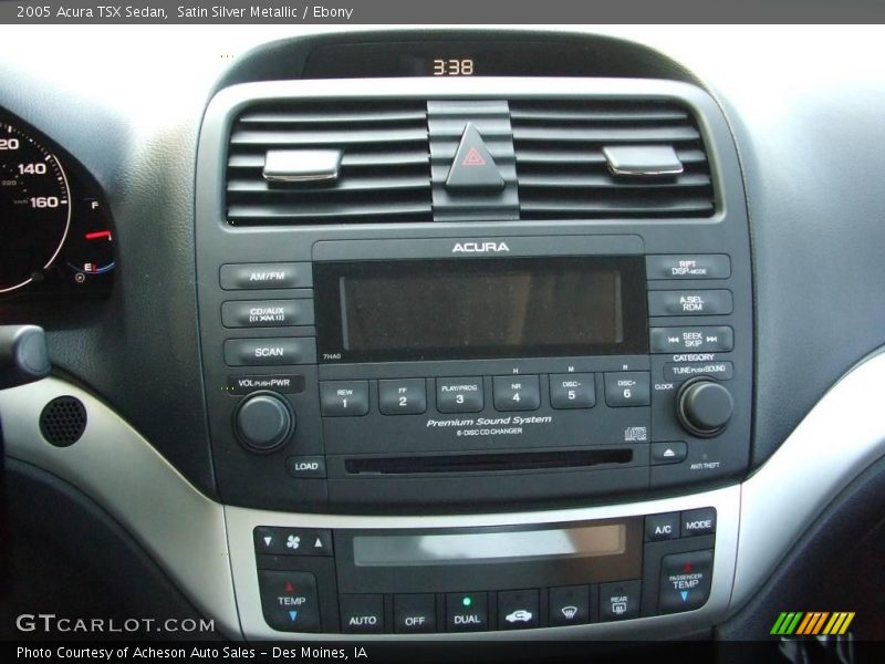 Satin Silver Metallic / Ebony 2005 Acura TSX Sedan