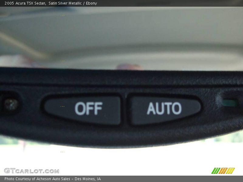 Satin Silver Metallic / Ebony 2005 Acura TSX Sedan