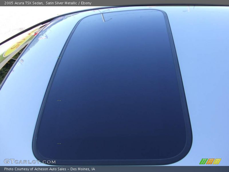 Satin Silver Metallic / Ebony 2005 Acura TSX Sedan