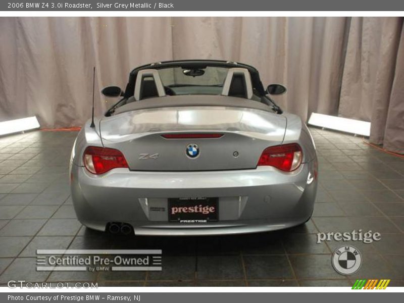 Silver Grey Metallic / Black 2006 BMW Z4 3.0i Roadster