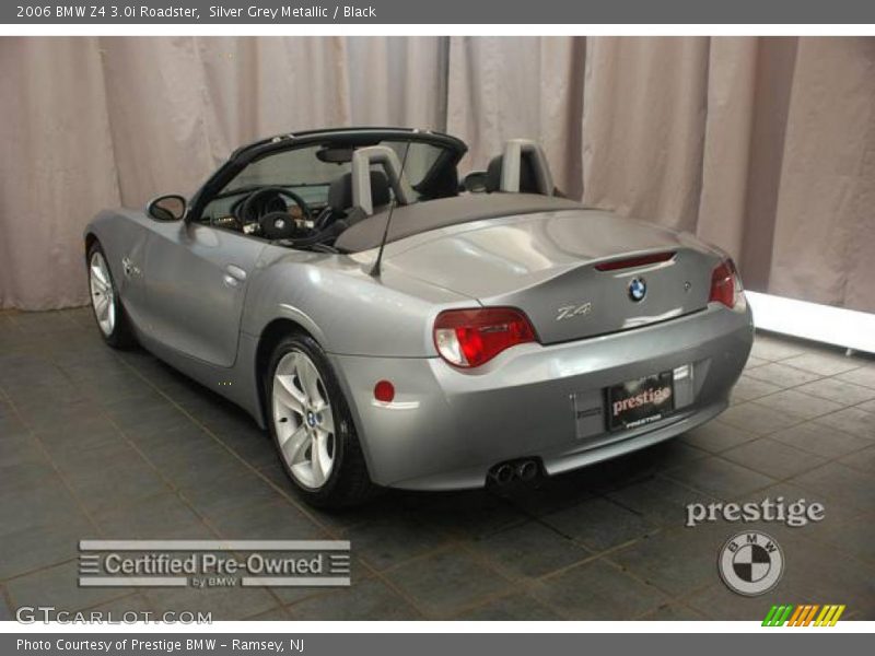 Silver Grey Metallic / Black 2006 BMW Z4 3.0i Roadster