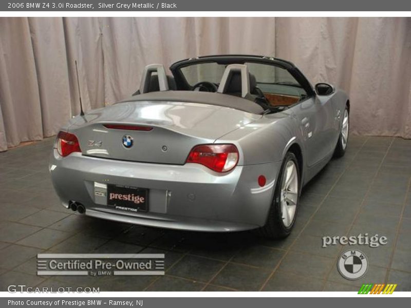 Silver Grey Metallic / Black 2006 BMW Z4 3.0i Roadster