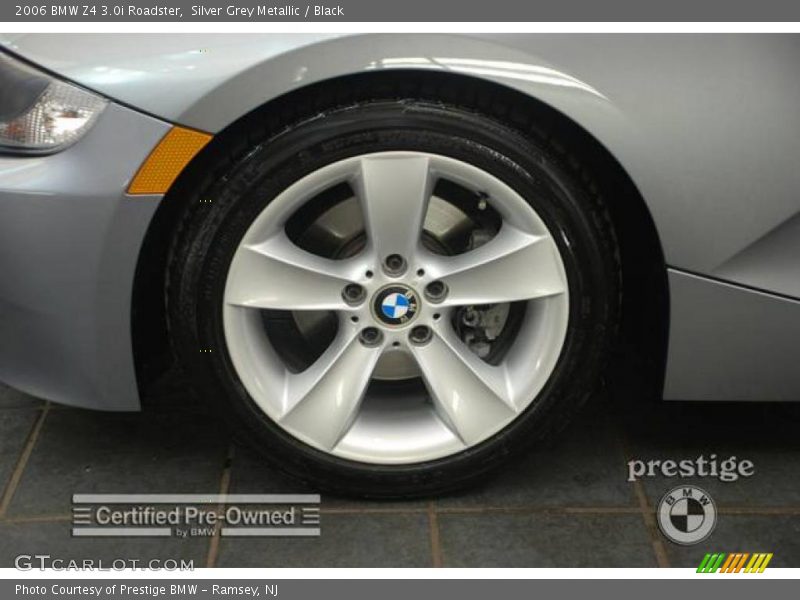 Silver Grey Metallic / Black 2006 BMW Z4 3.0i Roadster