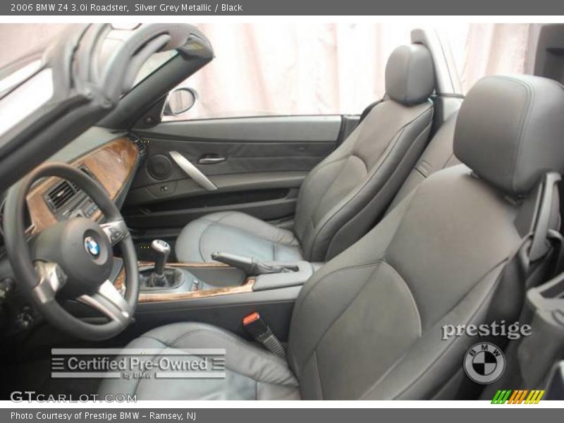 Silver Grey Metallic / Black 2006 BMW Z4 3.0i Roadster