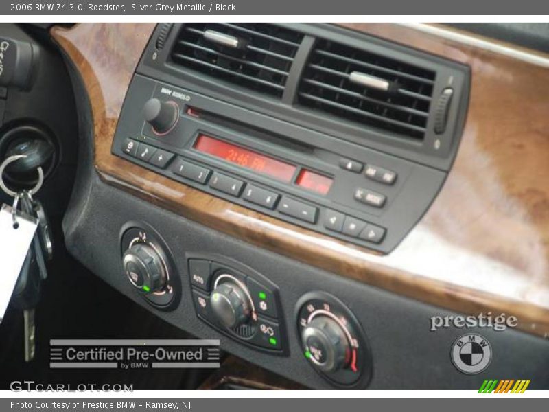 Silver Grey Metallic / Black 2006 BMW Z4 3.0i Roadster