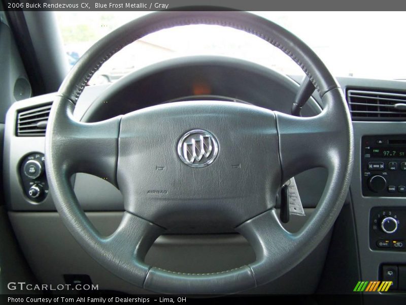Blue Frost Metallic / Gray 2006 Buick Rendezvous CX