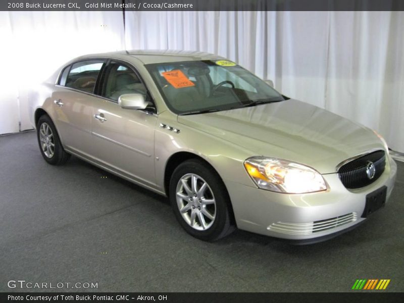 Gold Mist Metallic / Cocoa/Cashmere 2008 Buick Lucerne CXL