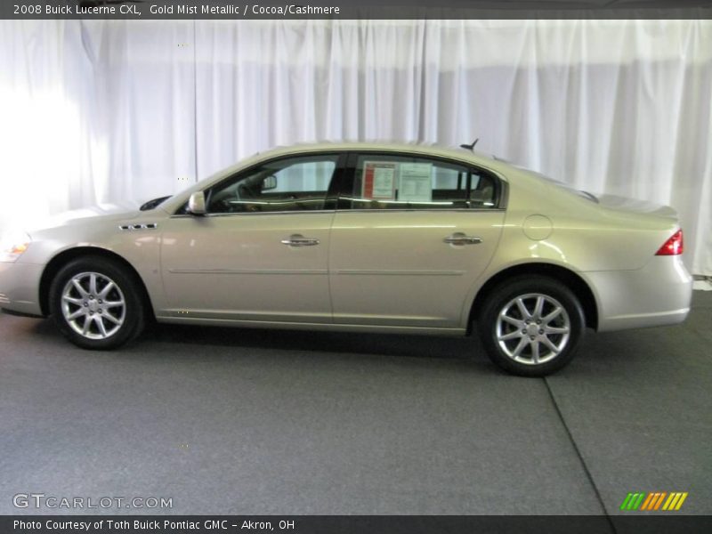 Gold Mist Metallic / Cocoa/Cashmere 2008 Buick Lucerne CXL