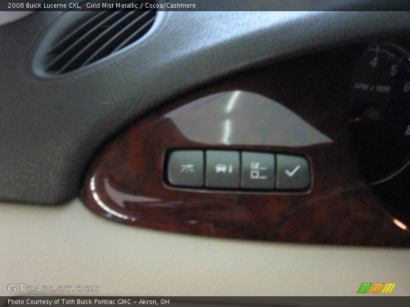 Gold Mist Metallic / Cocoa/Cashmere 2008 Buick Lucerne CXL